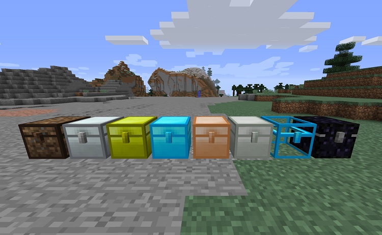 iron chests mod minecraft wszystkie rodzaje skrzyn