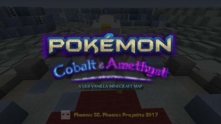 pokemon cobalt oraz amethyst mapa w minecraft 1.8.8