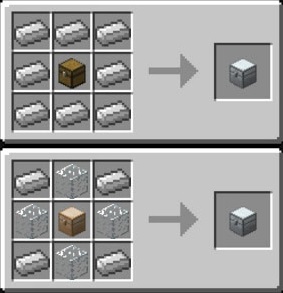 zelazna skrzynia receptura iron chests