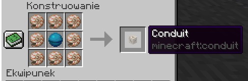 conduit przewod minecraft 1.13