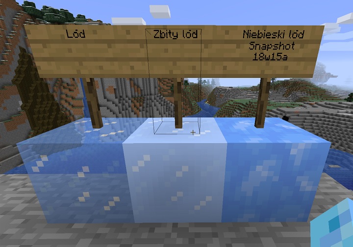 rodzaje lodu minecraft