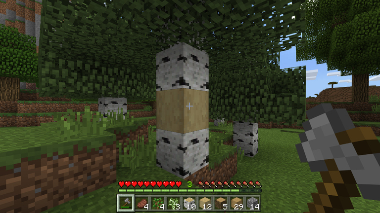 edycja bedrock okorowane drzewo beta mcpe