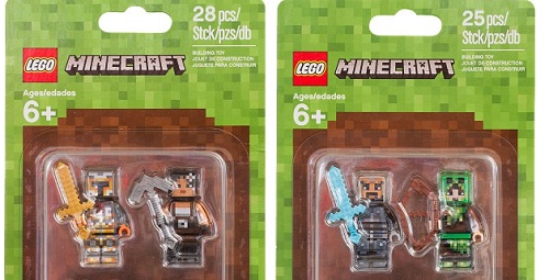 LEGO Minecraft 853609 853610 Skin Pack paczka skorek