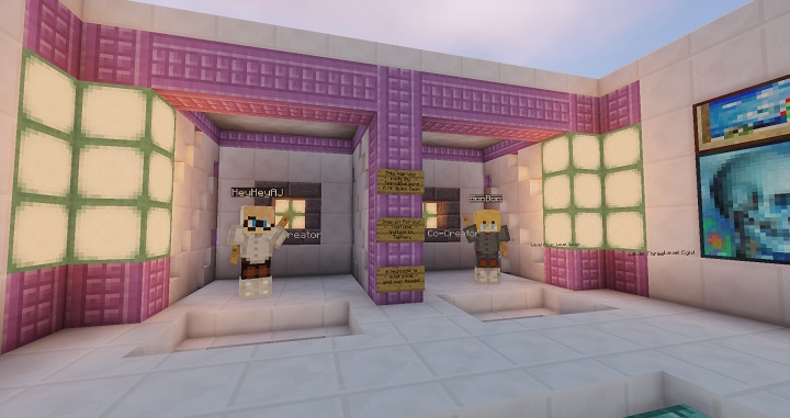 10x10 buttons escape room mapa wyzwanie minecraft