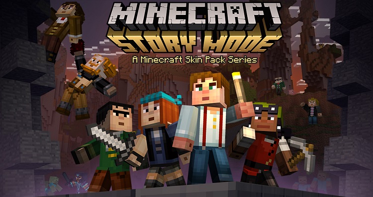 Minecraft Story Mode paczka skinow
