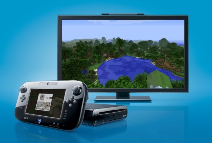 minecraft wii u tv