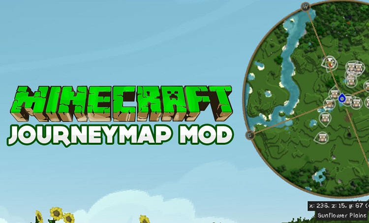 JourneyMap mod minecraft dynamiczny podglad mapy
