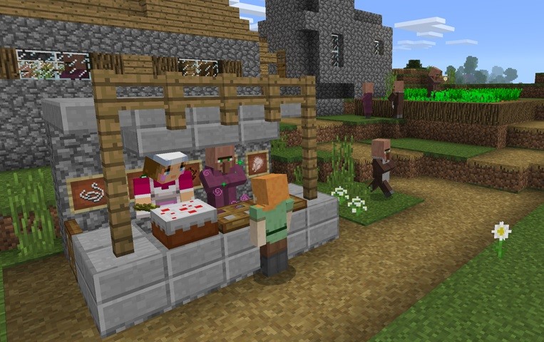 dodano villagery wisniaki mcpe minecraft