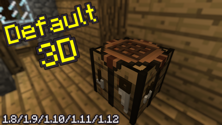 default 3d minecraft tekstury resource pack
