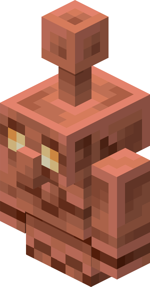 miedziany golem minecraft java img1