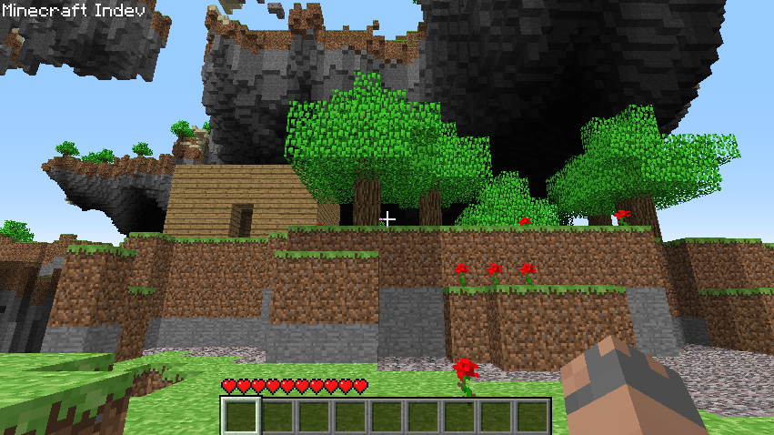 minecraft indev grafika
