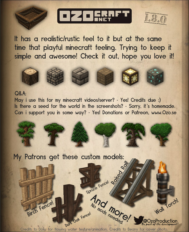 ozo-craft-1.8.0-minecraft-paczka-zasobow-resource-pack